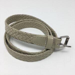 Talbots Tan Braided Leather Belt Large